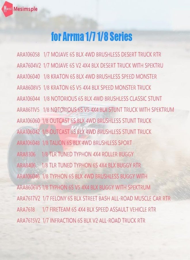 Mesimsple ترس تفاضلي مركزي فولاذي بسيط 45# 46T لسيارات Arrma 1/7 Felony Infraction Fireteam Mojave 6S BLX Diff Gear 1/8 Typhon Outcast Kraton Notorious EXB Upgrades Part - Image 2